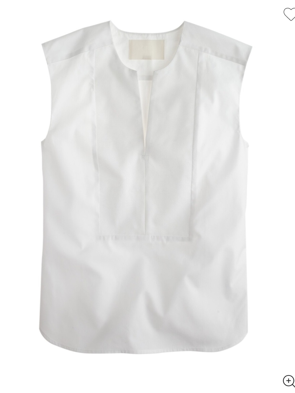 Collection Thomas Mason® for J.Crew sleeveless top, White, 2